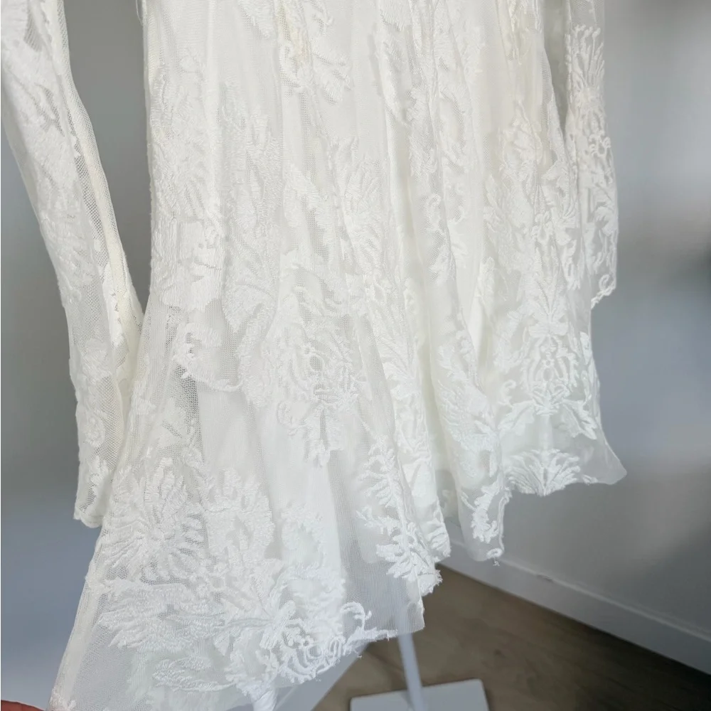 Free People Reign Over Me Lace Dress  Cream  Small - Picture 11 of 11